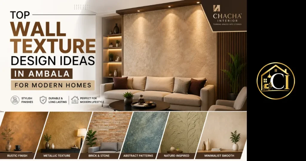 Top Wall Texture Design Ideas in Ambala for Modern Homes