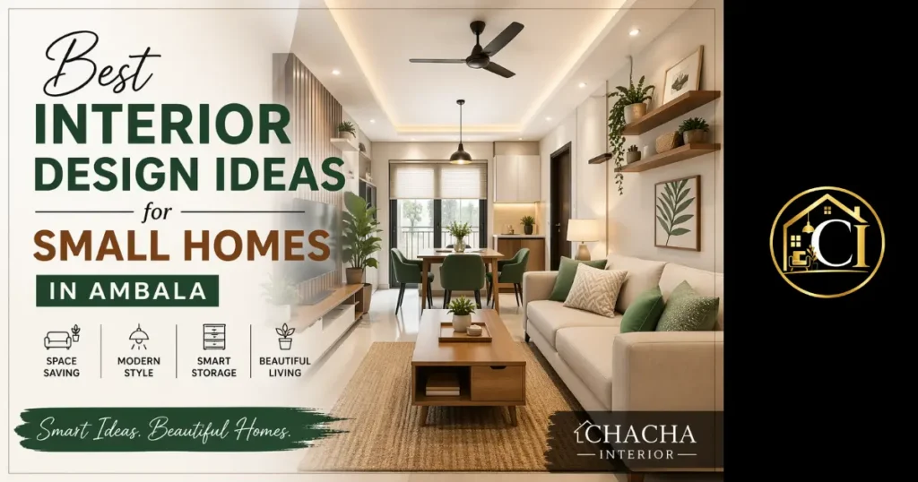 Interior design ideas for small homes in Ambala