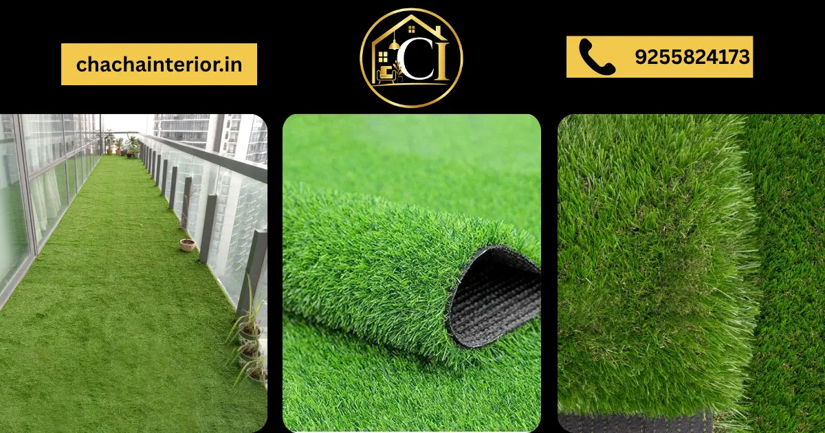 Balcony artificial grass decoration in Ambala