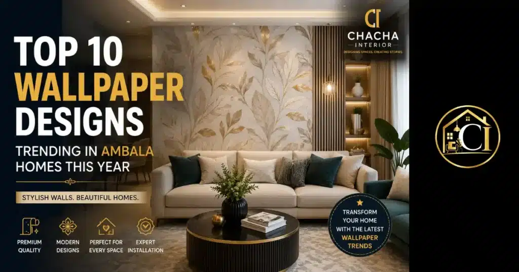 Top 10 Wallpaper Designs Trending in Ambala Homes This Year