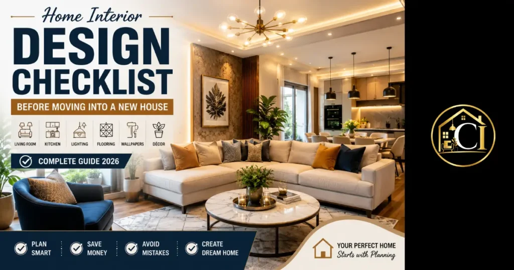 Home Interior Design Checklist