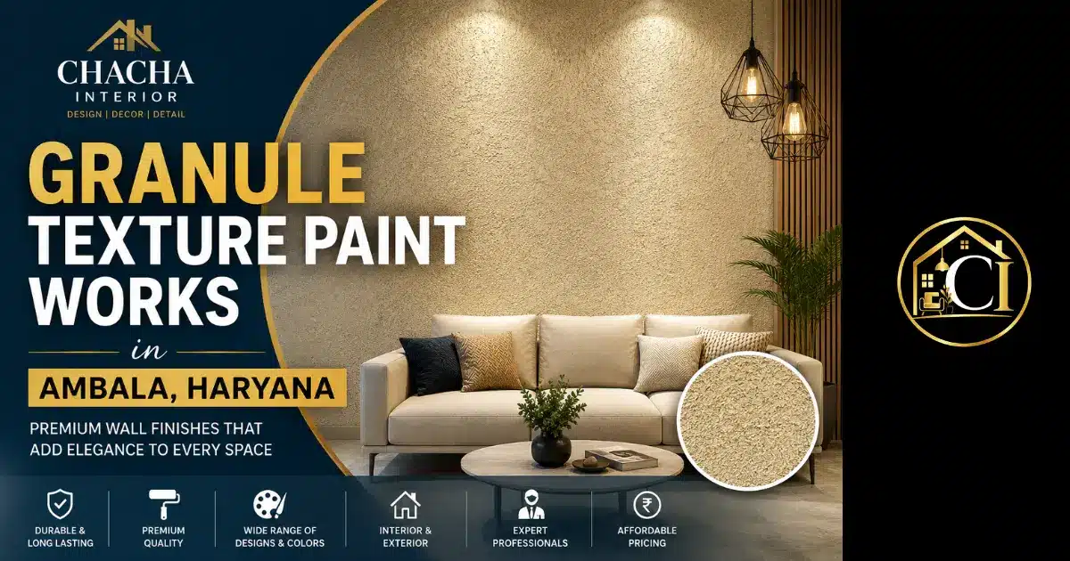 Granule Texture Paint Works in Ambala, Haryana | Premium Wall Texture Services